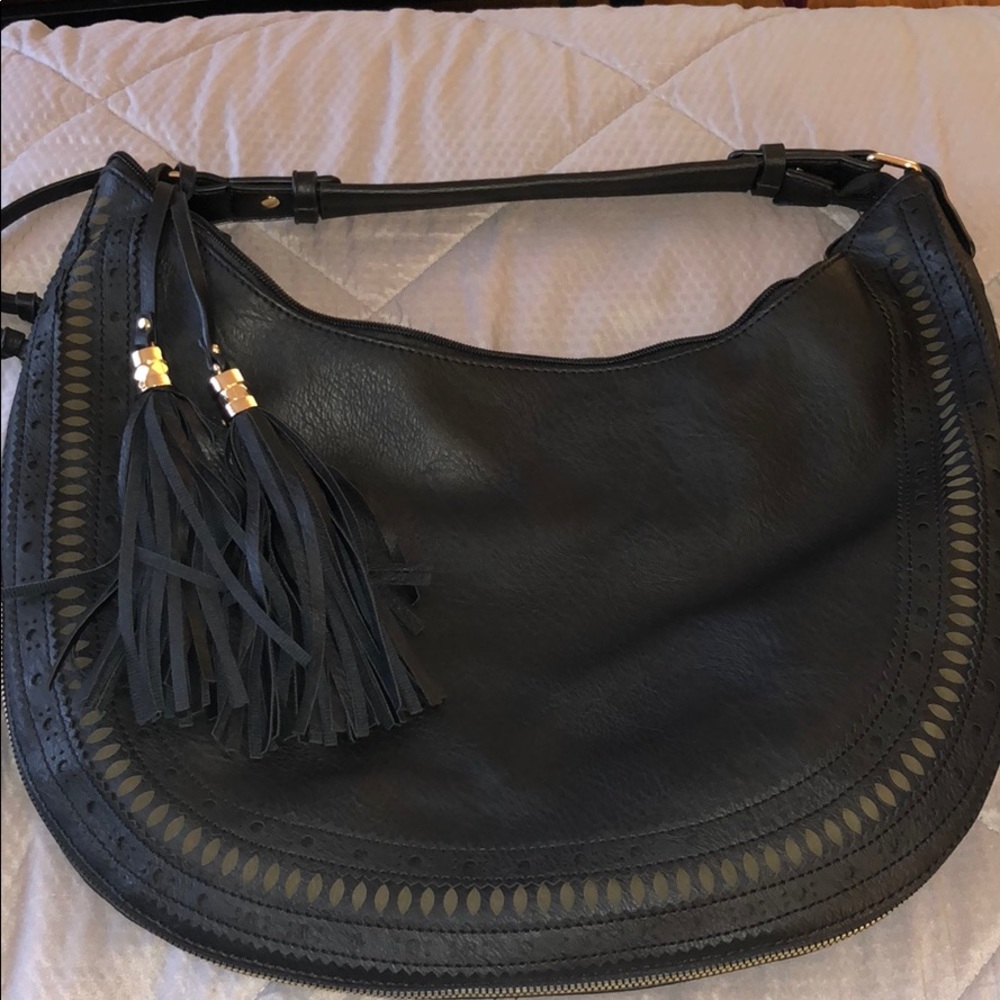 Black Boho Purse